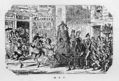 1. maj (gravering) af George Cruikshank