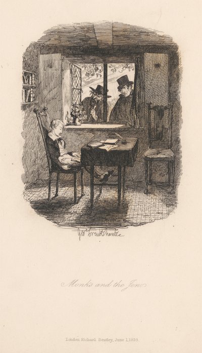Munke og jøden af George Cruikshank