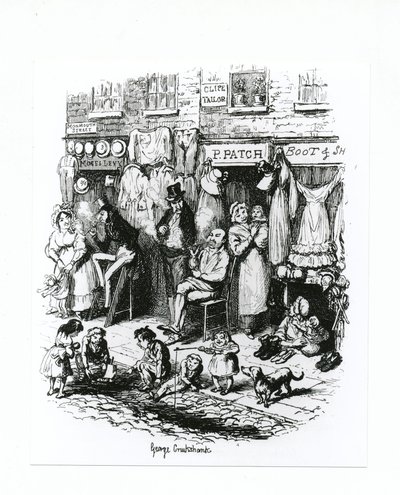 Monmouth Street, ca. 1836 af George Cruikshank