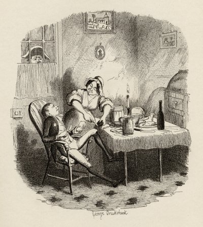 Mr. Claypole, som han så ud, da hans mester var ude, fra 