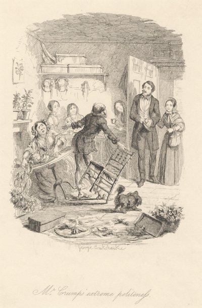 Hr. Crumps ekstreme høflighed af George Cruikshank