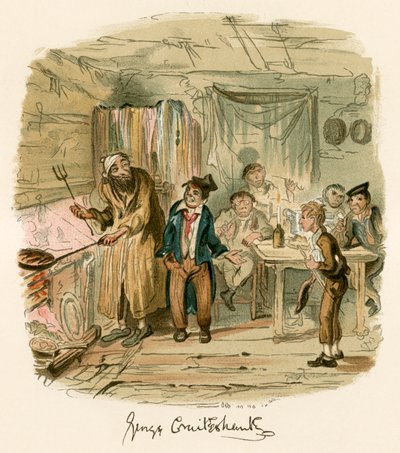 Oliver Twist af George Cruikshank