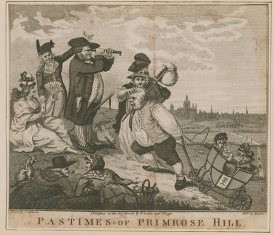 Tidsfordriv af Primrose Hill af George Cruikshank