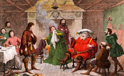 Scene fra Henery IV skrevet af Shakespeare (chomo) af George Cruikshank