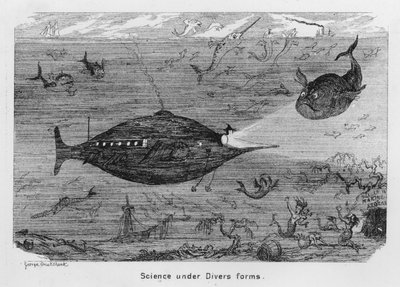 Videnskab under forskellige former (gravering) af George Cruikshank