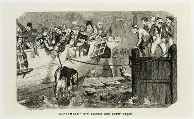 September - Over-Boarded and Under-Lodged fra George Cruikshank