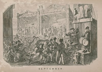 september messe af George Cruikshank