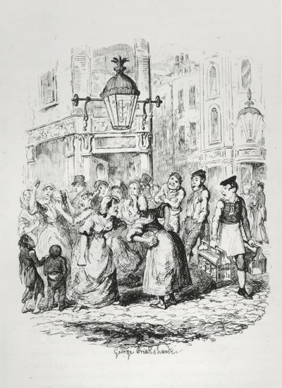 Syv skiver, ca. 1836 af George Cruikshank
