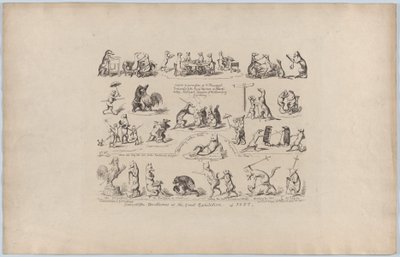 Nogle af den store udstillings drollerier, 1851., 1851. af George Cruikshank