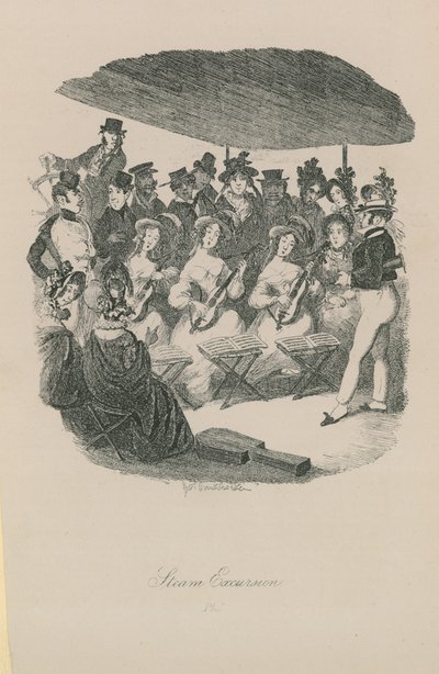 Steam udflugt af George Cruikshank