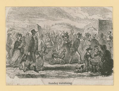 Søndag i landdistrikterne af George Cruikshank