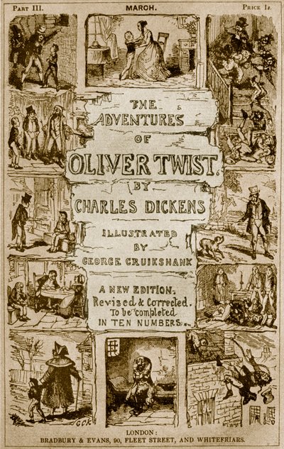 Olivers eventyr af George Cruikshank