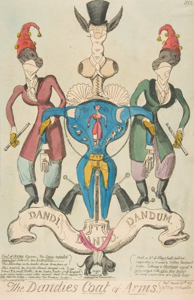 Dandies våbenskjold, 28. marts 1819., 28. marts 1819. af George Cruikshank