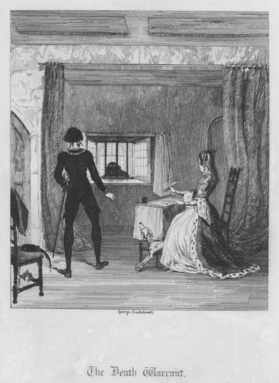 Dødsdommen (gravering) af George Cruikshank