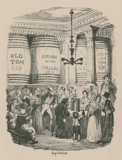 Ginbutikken af George Cruikshank