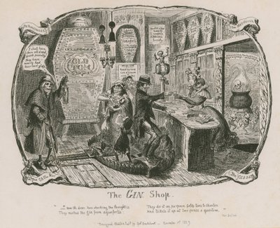 Ginbutikken af George Cruikshank