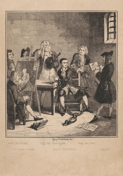 Portrættet af George Cruikshank