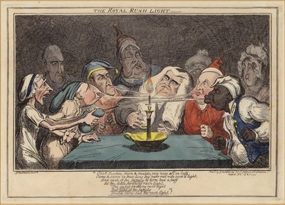 Royal Rush Light af George Cruikshank