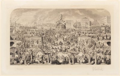 Tilbedelsen af Bacchus af George Cruikshank