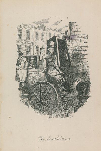 Den sidste taxachauffør af George Cruikshank