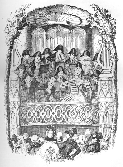 Vauxhall Gardens by Day, c1900. af George Cruikshank