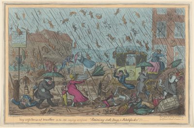 Meget ubehageligt vejr af George Cruikshank
