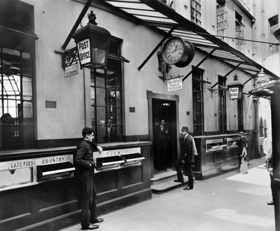 Lombard Street Post Office, City of London, ca. slutningen af det 19.-begyndelsen af det 20. århundrede af George Davison Reid