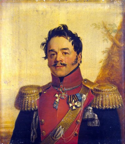 Portræt af grev Nikolai Grigoryevich Shcherbatov (1777-1845) - George Dawe (1781-1829). Olie på lærred, før 1825. Mål: 70x62,5 cm. Statens Eremitage, St. Petersborg af George Dawe