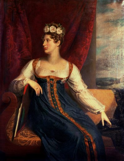 Portræt af prinsesse Charlotte Augusta af Wales af George Dawe