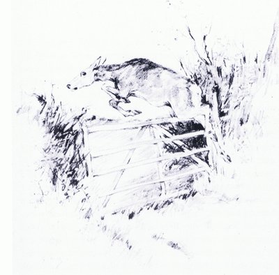 Som en pil fra en bue (litho) af George Denholm Armour