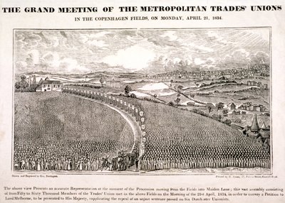 Copenhagen Fields, Islington, London, 1834 af George Dorrington