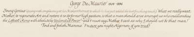 Algernon, et ungt geni og hans glade og tåbelige mor, 1879 af George du Maurier