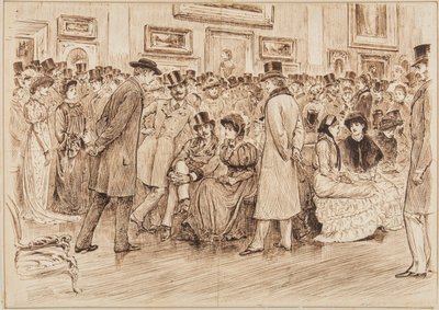 Mr Fielding, hvad synes du om disse billeder? Dette er kunst, privat udsigt på Grosvenor Gallery af George du Maurier