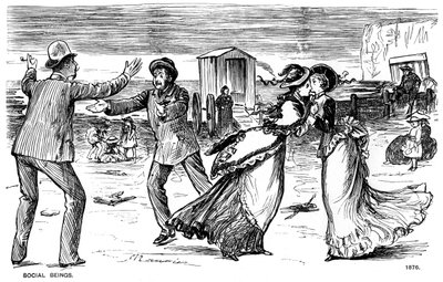 Sociale væsener, 1876 1891 af George du Maurier