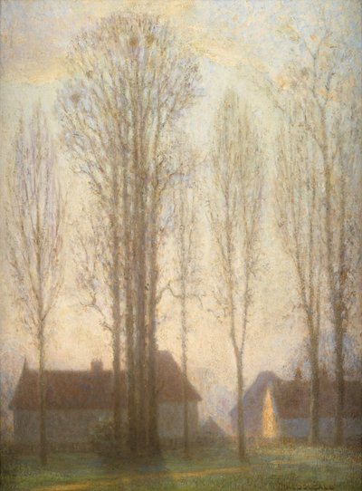 The Old Rookery (olie om bord) af George Duncan Macdougald