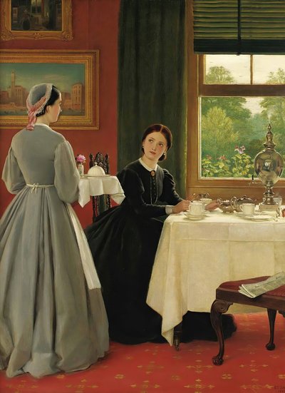 Eftermiddagste, 1865. af George Dunlop Leslie