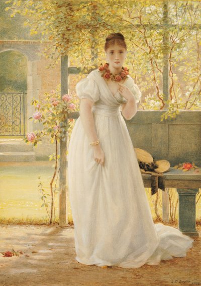 I den murede have, 1869 af George Dunlop Leslie