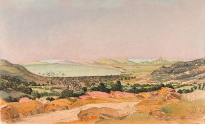 Cape Town, ca. 1862 (akvarel) af George E.L.S. Sanford