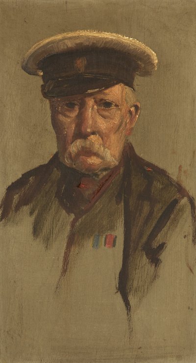 Portræt af J. Cole, 7., ca. 1920 (olie på panel) af George Edmund Butler