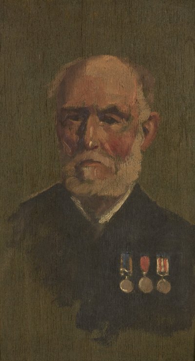Portræt af P. Larkin af George Edmund Butler