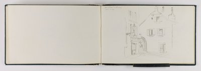 (Skitsebog) Den gamle gade i Vevey af George Elbert Burr