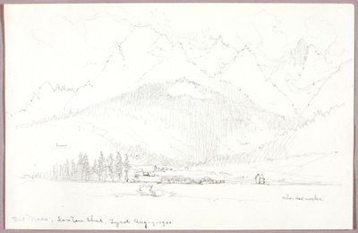 Bad Moos, Sexten Thal, Tyrol af George Elbert Burr