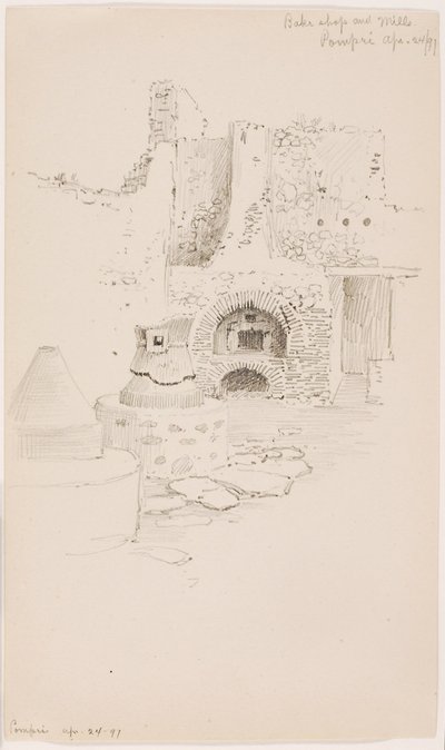 Bageri og møller, Pompei af George Elbert Burr