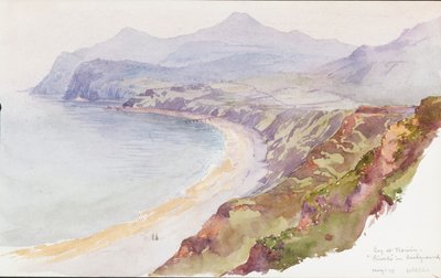 Bay ved Nevin, Wales, 1899. af George Elbert Burr