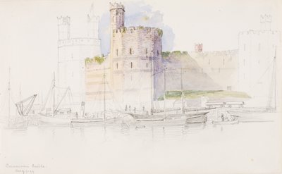 Caernarvon Slot af George Elbert Burr
