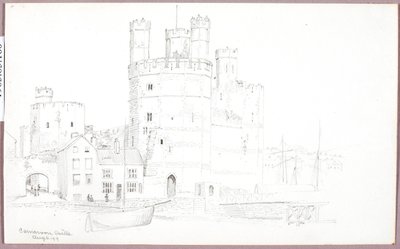 Caernarvon Slot af George Elbert Burr