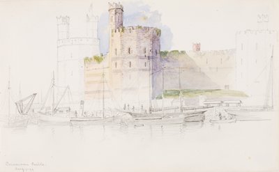 Caernarvon Slot, 1899. af George Elbert Burr