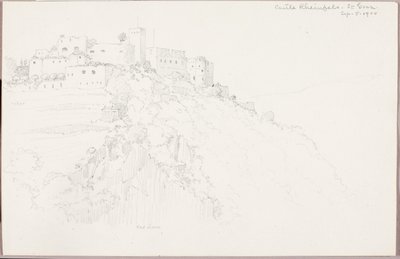 Rheinfels Slot, St. Goar af George Elbert Burr