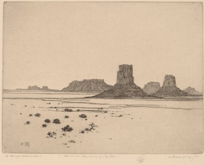 Daggry i Buttes Land af George Elbert Burr
