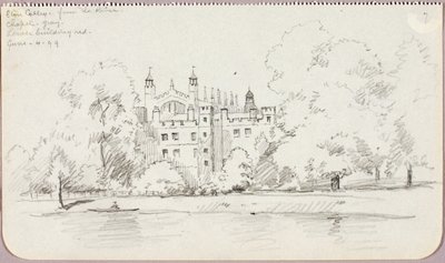 Eton College fra floden af George Elbert Burr